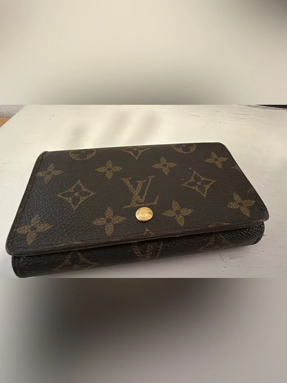 Louis Vuitton Monogram Porte-Monnaie Tresor Wallet NICE authenticated